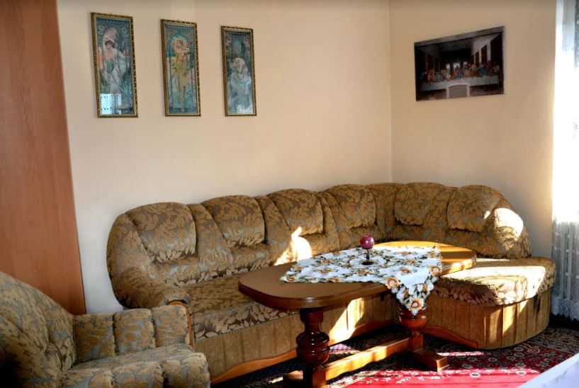 Vrbov - vila Bretz, interiér obývačky