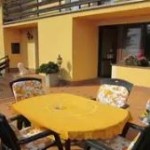 Ubytovanie Vrbov - posedenie na terase